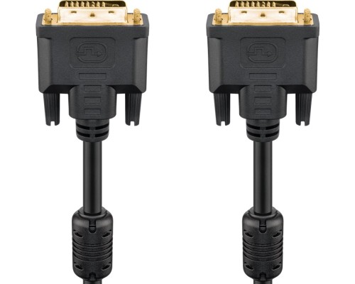 DVI-D Full HD Cable Dual Link, gold-plated