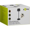 Goobay Wireless LED Table Lamp, Size S, 25 cm, black