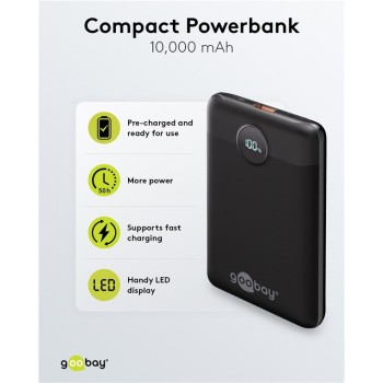 Goobay 10000mAh 22W Power Bank