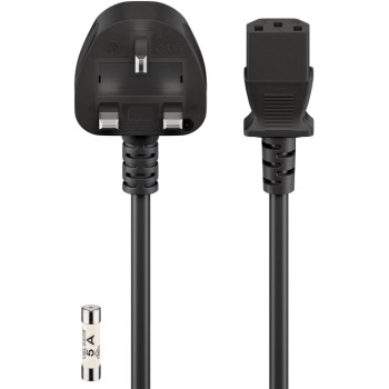 Goobay UK Mains Power Cord C13 1.8m