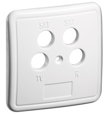 4-hole Cover Plate for Antenna Wall Sockets