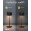Goobay Wireless LED Table Lamp, Size S, 25 cm, black