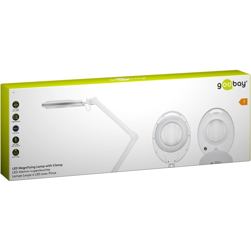 Goobay 8W LED Magnifying Lamp White