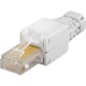 Tool-free RJ45 Network Connector CAT 5e UTP Unshielded