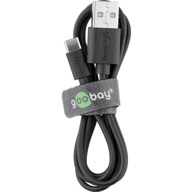 Goobay USB-A to USB-C Cable 0.5m Black