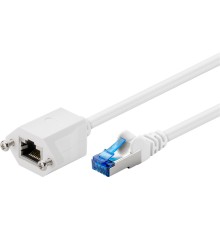 CAT 6A Extension Cable, S/FTP (PiMF), white