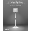 Goobay Wireless LED Table Lamp, Size S, 25 cm, white
