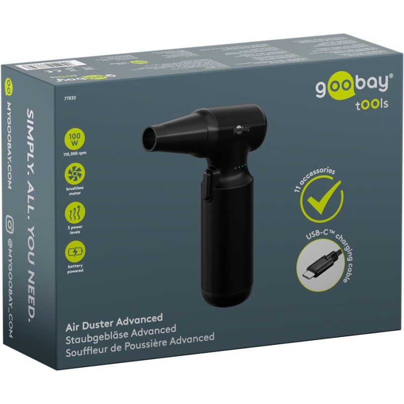 Goobay Advanced Electric Air Duster Black
