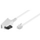 TAE-F Cable (Universal Pinout), white