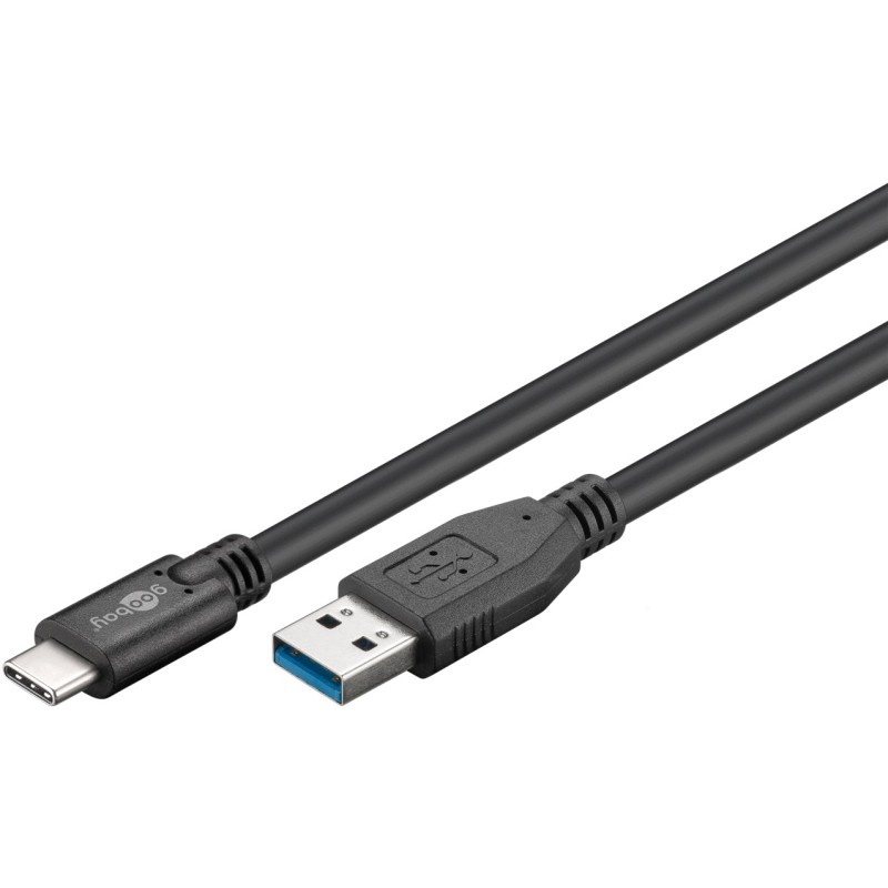Goobay USB-C to USB-A Cable 0.5m Black