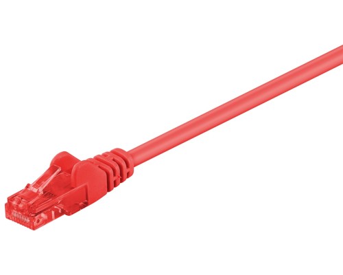 CAT 6 Patch Cable, U/UTP, red