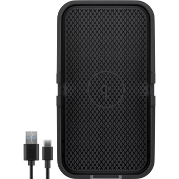 Goobay 15W Wireless Vehicle Fast Charger Black