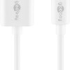 Goobay 1m Lightning Cable White