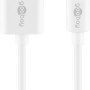 Goobay 0.5m USB-A to Lightning Cable White