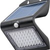 Goobay LED Solar Wall Light with Motion Sensor, 4 W, Black