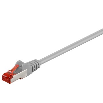 Goobay 0.15m Cat6 UTP Short Patch Cable - Grey