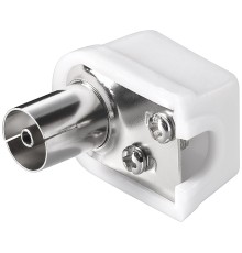 Coaxial Right-Angle Coupling with Screw Fixing, slim