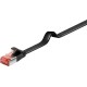 CAT 6 Flat Patch Cable, U/FTP, black