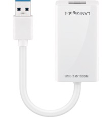 USB 3.0 Gigabit Ethernet Network Converter, White