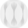Goobay Cable Management Holder 3 Slots White