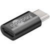 Goobay USB-C to USB 2.0 Micro-B Adapter Grey