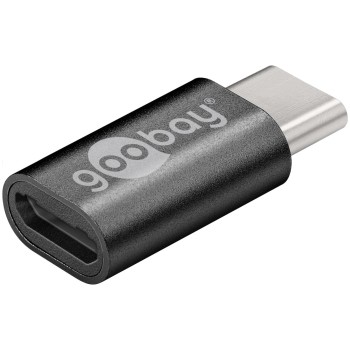 Goobay USB-C to USB 2.0 Micro-B Adapter Grey