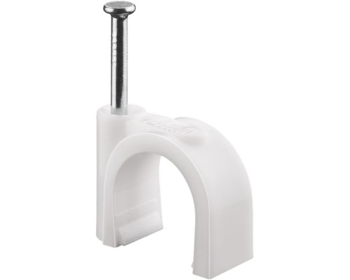 Cable Clip 14 mm, white