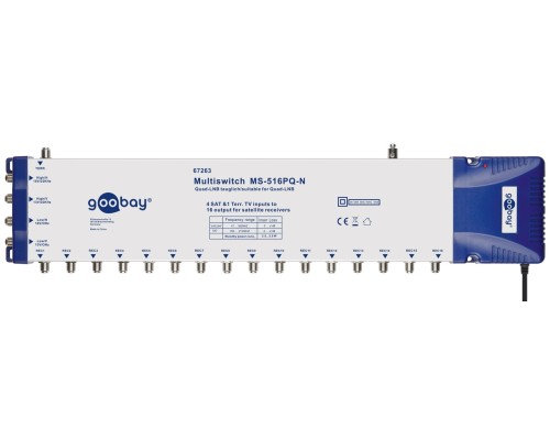 SAT Multi-Switch 5 Inputs/16 Outputs