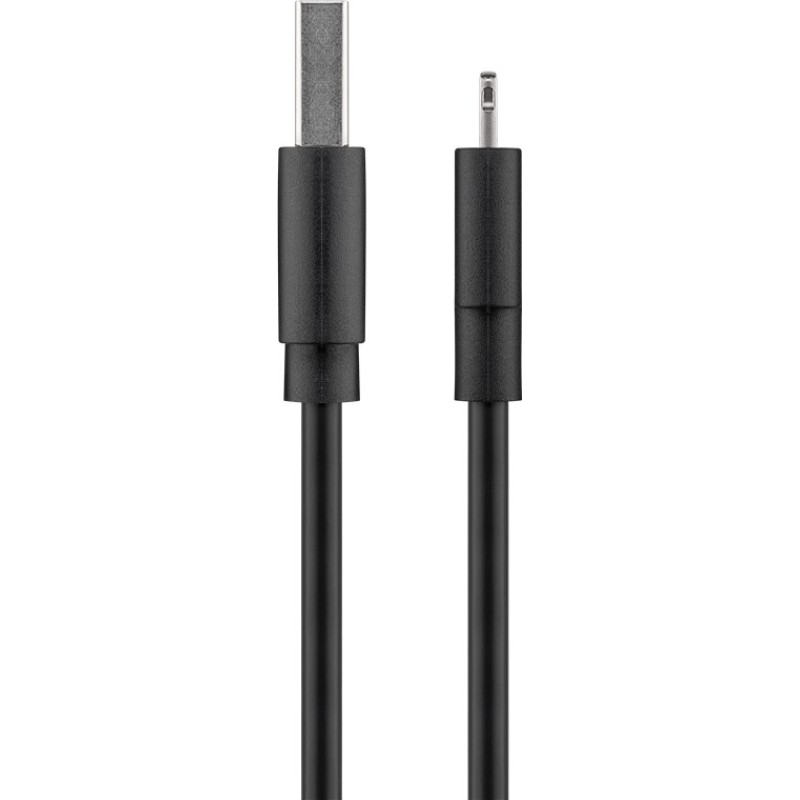 Goobay 0.5m USB-A to Lightning Cable Black