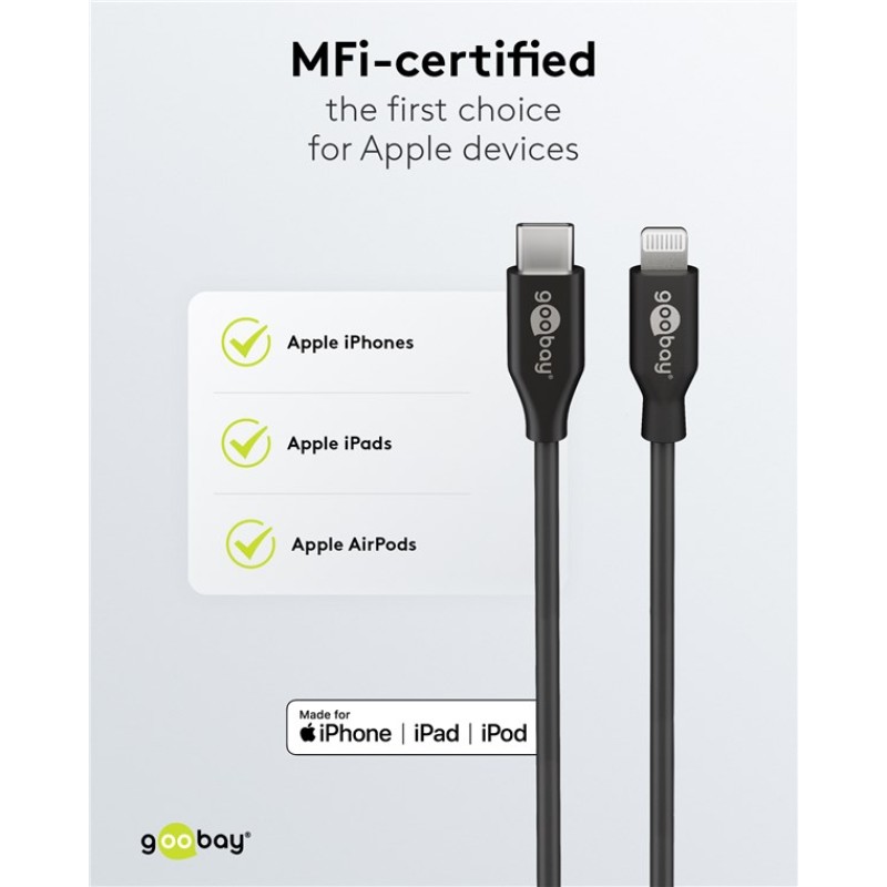 Goobay USB-C to Lightning Cable