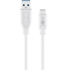 USB-C™ to USB A 3.0 Cable, White