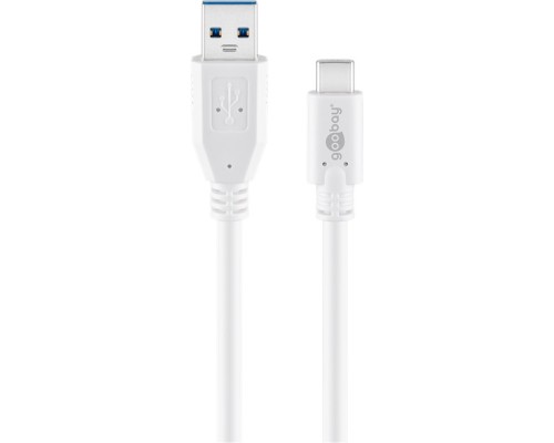 USB-C™ to USB A 3.0 Cable, White