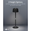 Goobay Wireless LED Table Lamp, Size S, 25 cm, black