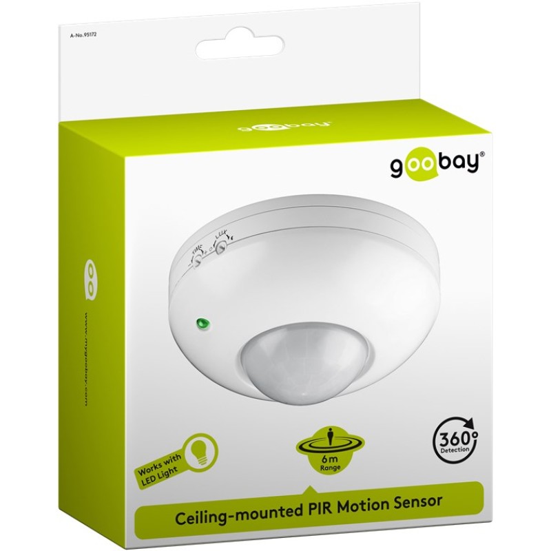 Goobay PIR Motion Sensor White