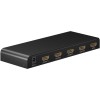 Goobay 1 to 4 HDMI Splitter 4K 30Hz Black