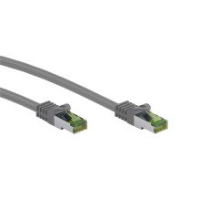 GHMT-certified CAT 8.1 S/FTP Patch Cord, AWG 26, grey