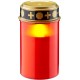 LED Grave Candle, red