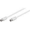 Goobay 1.5m Antenna Cable White