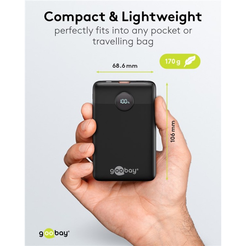 Goobay 10000mAh 22W Power Bank