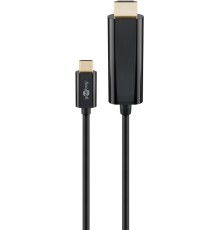 USB-C™ HDMI Adapter Cable (4k @ 60 Hz), 1.80 m, Black