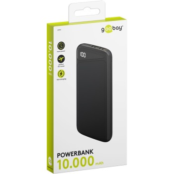Goobay Power Bank Slimline 10,000 mAh