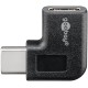 USB-C™ to USB-C™ Adapter, 90°, Black