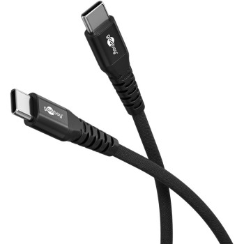 Goobay USB-C 3m Textile Cable Black
