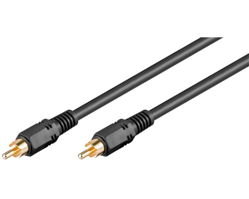 Coaxial Digital/Audio Connector Cable, RCA S/PDIF, Double Shielded