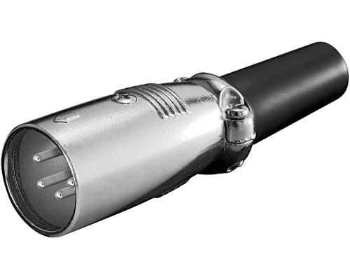 Microphone Plug, XLR male (4-pin)