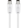 Goobay 1.5m Antenna Cable White