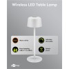 Goobay Wireless LED Table Lamp, Size S, 25 cm, white