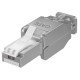 Tool-free RJ45 Network Plug CAT 6 STP Shielded