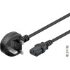 Goobay UK Mains Power Cord C13 1.8m