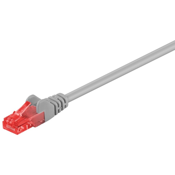 Goobay Cat6 Ethernet Cable 0.5m Grey